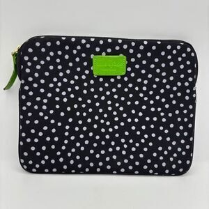 Kate Spade Ipad Mini Tablet Soft Case Sleeve Black White Zipper